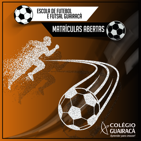 Celeiro de craques, Escola de Futebol/Futsal Guairacá está com matrículas abertas