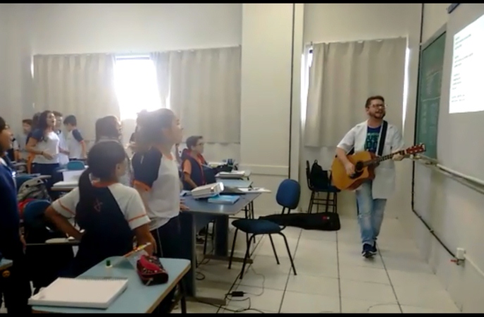 Alunos do 6º ano criam paródia sobre origem e função da Filosofia