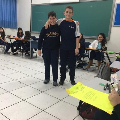 Amigo secreto trabalha valores de respeito e amizade no Colégio Guairacá