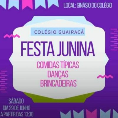 A diversão está garantida na festa junina do Colégio Guairacá