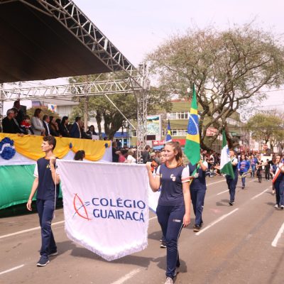 Colégio Guairacá participa do desfile cívico de 7 de setembro