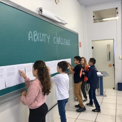 Ability Challenge: dinâmica no Colégio Guairacá estimula o aprendizado da língua inglesa