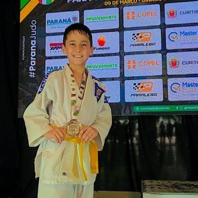 Judoca do Colégio Guairacá brilha no Paranaense e se classifica para o Brasileiro