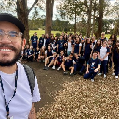 Alunos do Colégio Guairacá realizam visita ao Parque das Araucárias