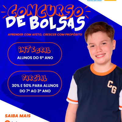 Inscrições para o Concurso de Bolsas do Colégio Guairacá abrem dia 15 de setembro