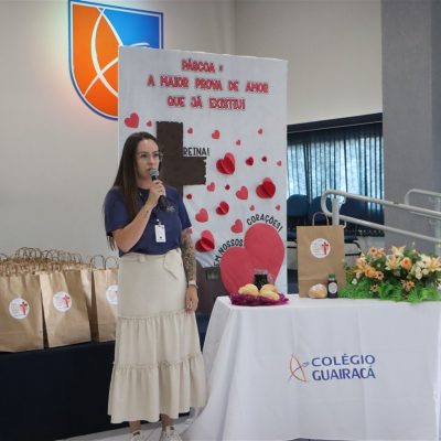 Colégio Guairacá celebra Páscoa com partilha e momentos de reflexão